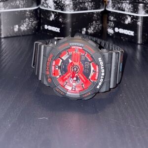 G-Shock Bold Black and Red Men's Watch